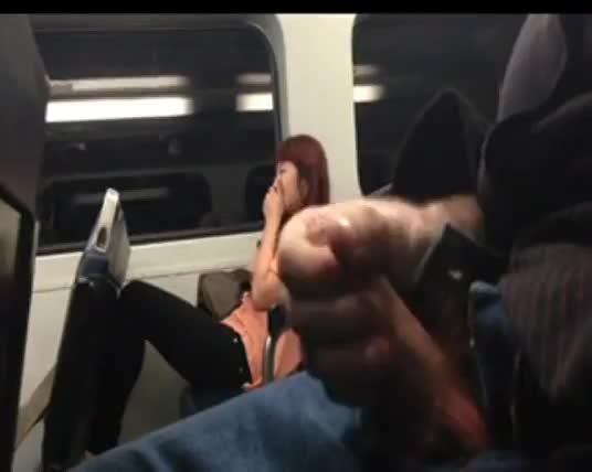 Jerking in train public