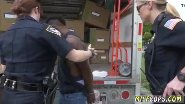 Blonde milf black cock anal black suspect taken on a harsh ride