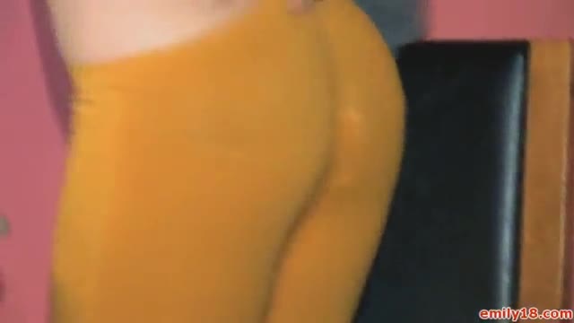 Sexy pushup string in orange