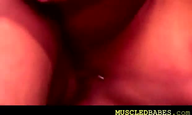 Muscled booty creamy ride